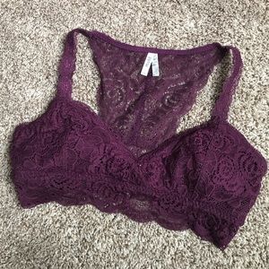 MUDD lace racerback bralette